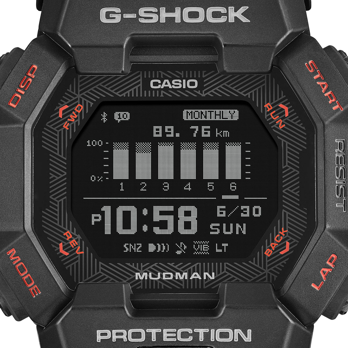 カシオ G-SHOCK GDG-B100-1A3JF MASTER OF G マッドマン 10月16日発売