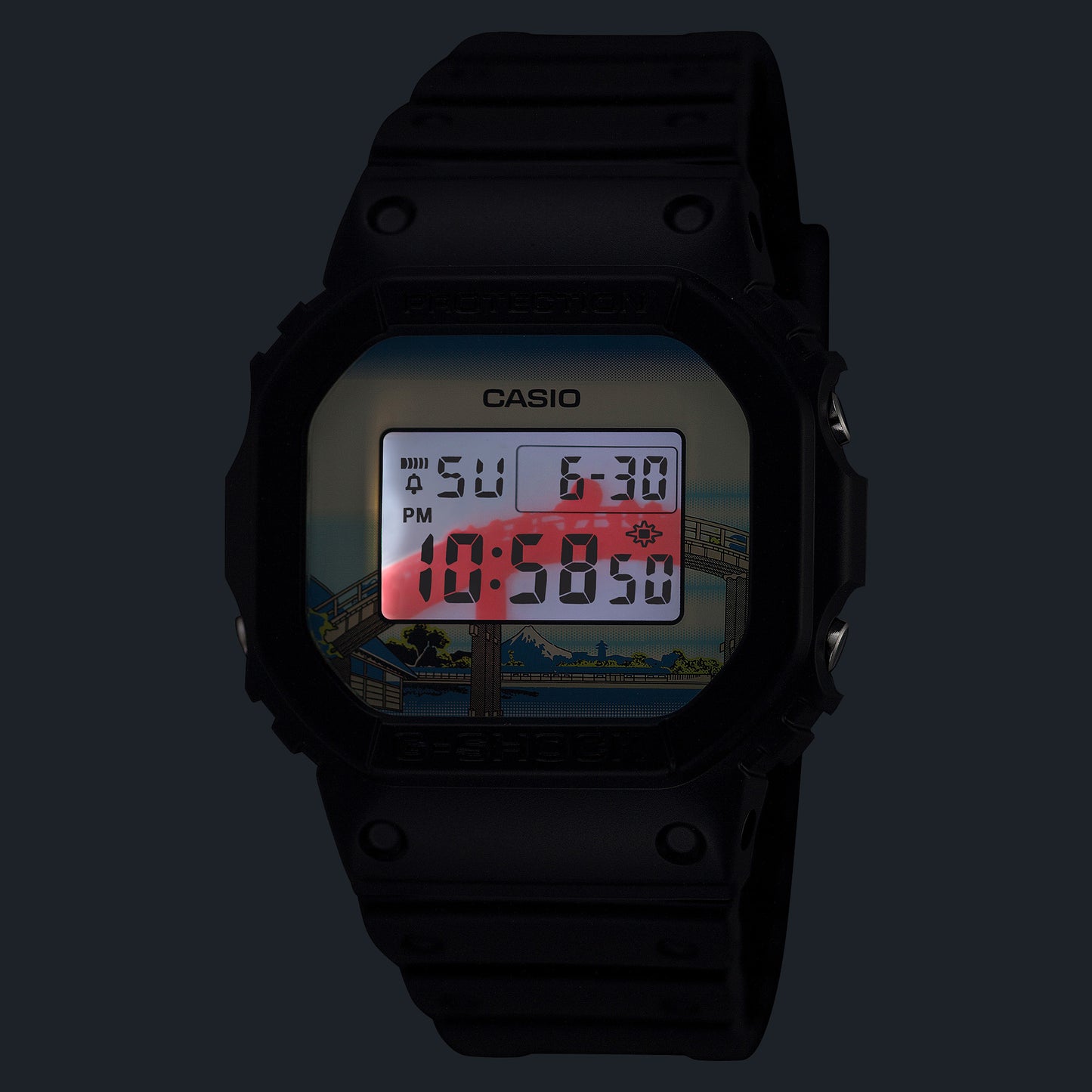カシオ G-SHOCK DW-5600KHFM25-1JR　深川万年橋下