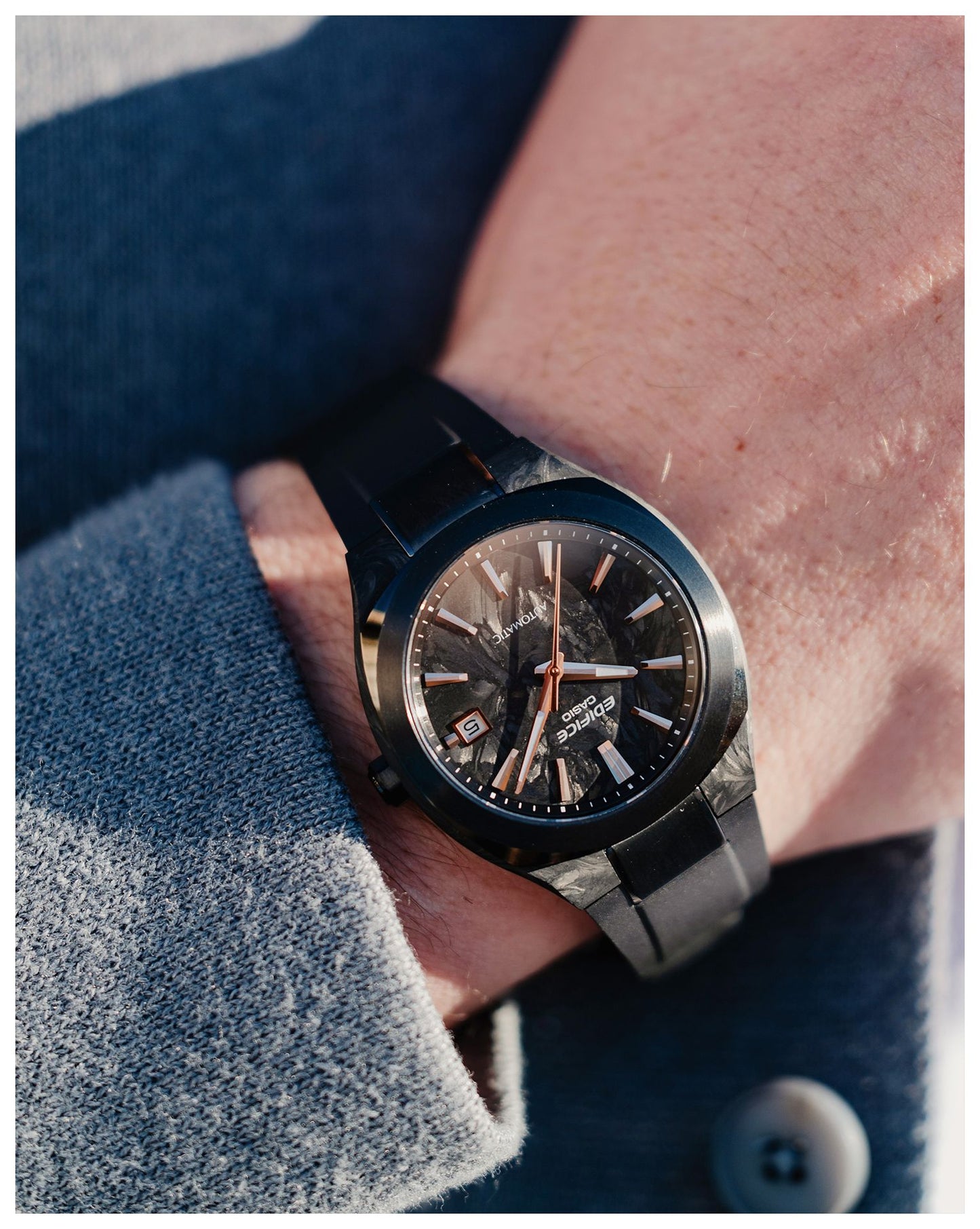 カシオ EDIFICE EFK-200XPB-1AJF エディフィス機械式時計