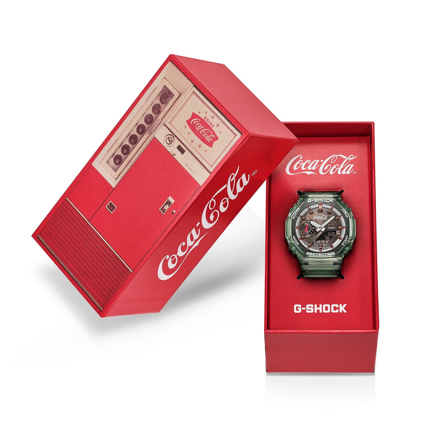カシオ G-SHOCK GA-2100CC-3AJR コカ・コーラコラボレーションモデル