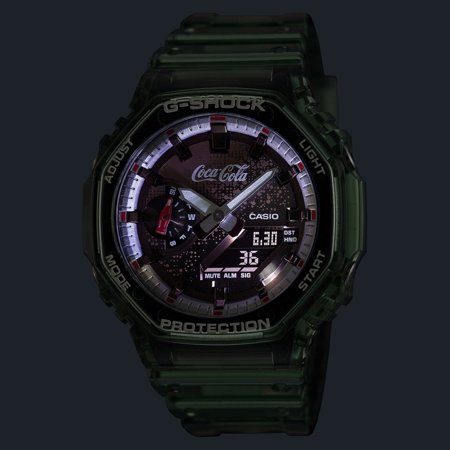 カシオ G-SHOCK GA-2100CC-3AJR コカ・コーラコラボレーションモデル