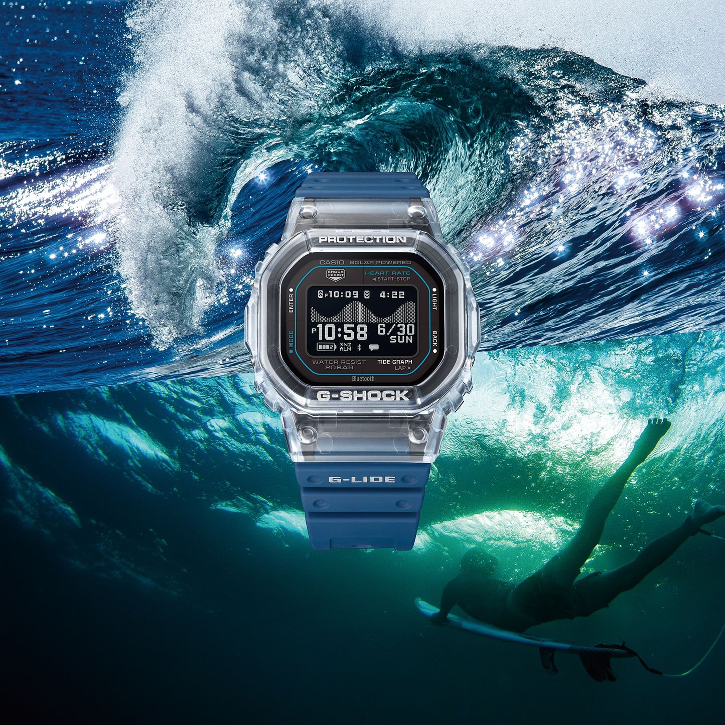 カシオ G-SHOCK GBX-H5600-2JR G-LIDE