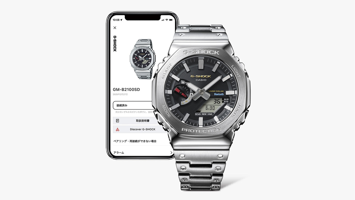 カシオ　G-SHOCK GM-B2100BT-1AJF FULLMETAL