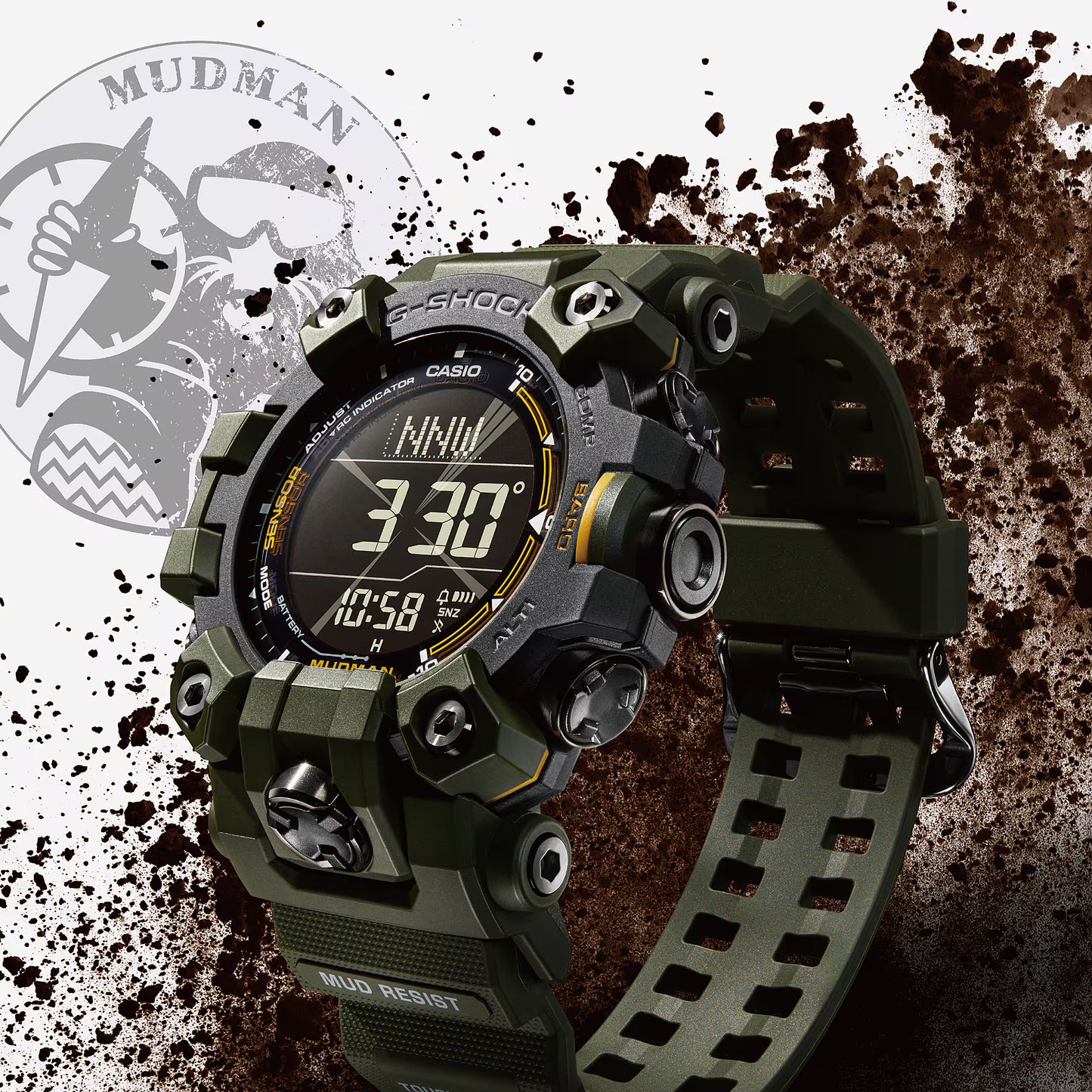 カシオ G-SHOCK MUDMAN GW-9500-3JF マッドマン MASTER OF G