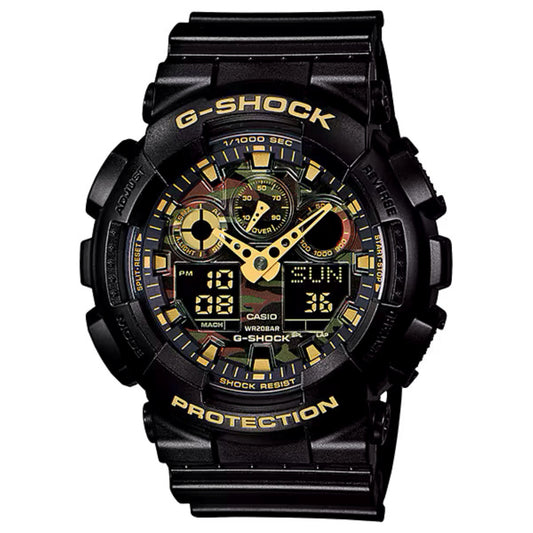 カシオ G-SHOCK GA-100CF-1A9JF