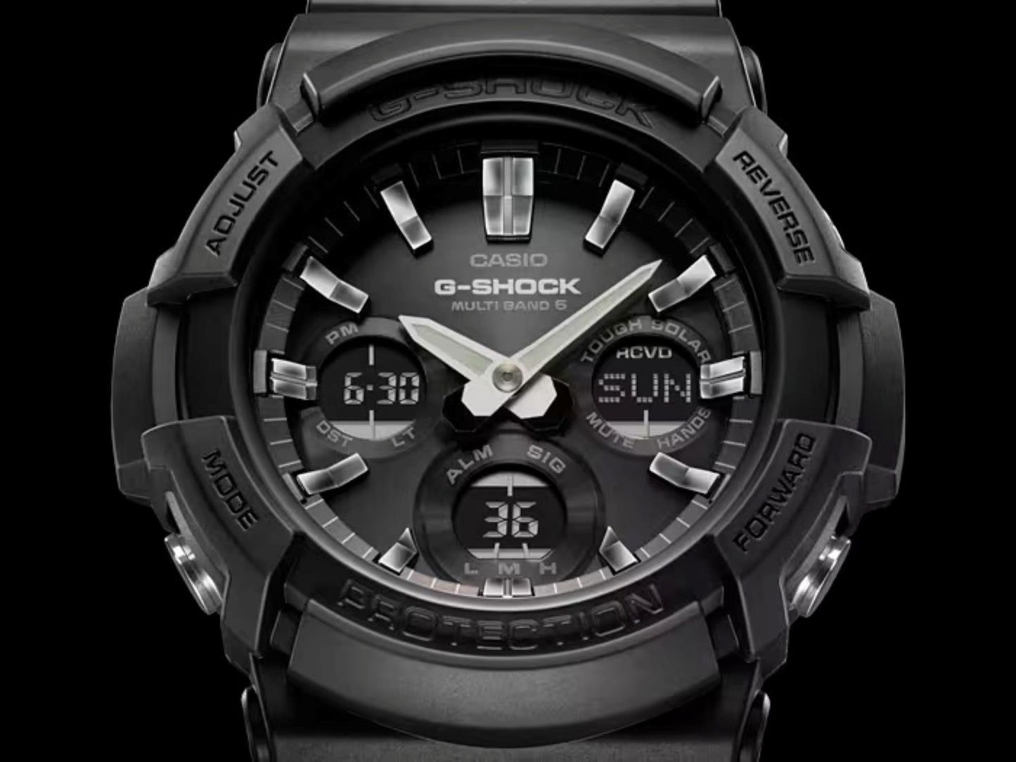 カシオ G-SHOCK GAW-100B-1AJF 電波ソーラー