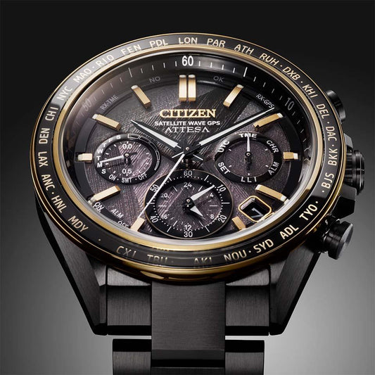 シチズン ATTESA CC4078-51E アテッサ LIGHT in BLACK Eco-Drive 50th記念限定モデル
