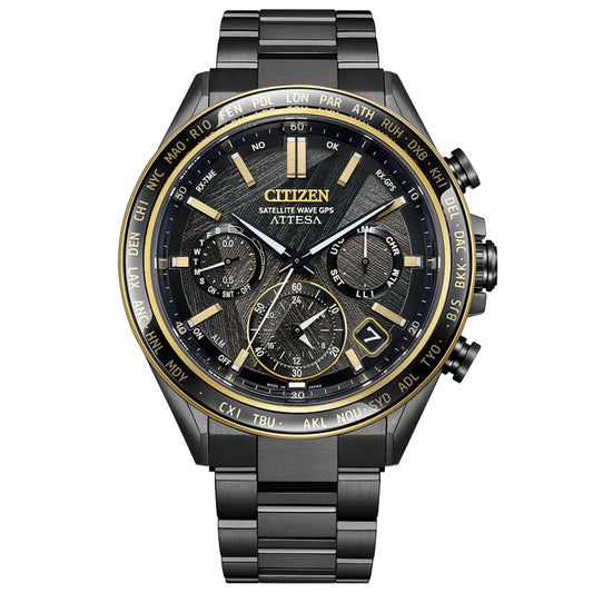 シチズン ATTESA CC4078-51E アテッサ LIGHT in BLACK Eco-Drive 50th記念限定モデル