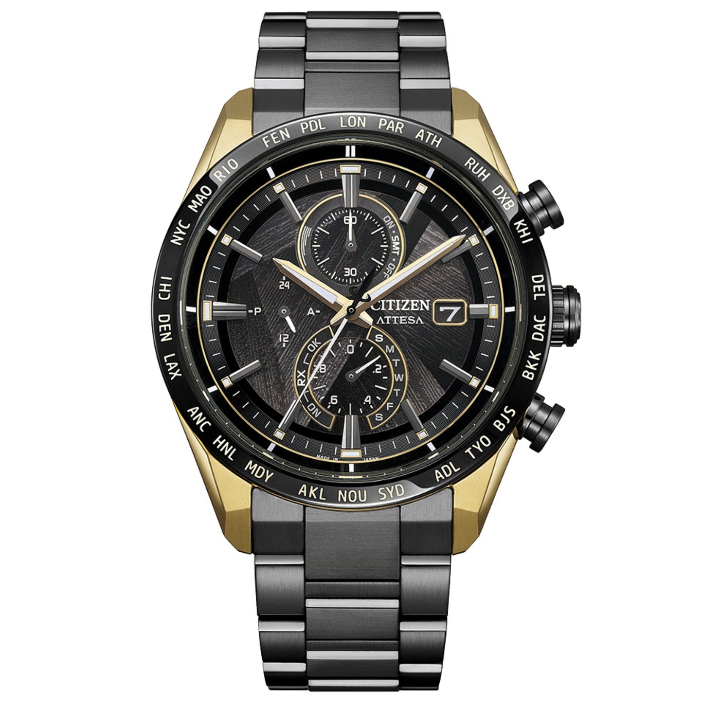 シチズン ATTESA AT8384-58E アテッサ LIGHT in BLACK Eco-Drive 50th記念限定モデル　6月4日発売