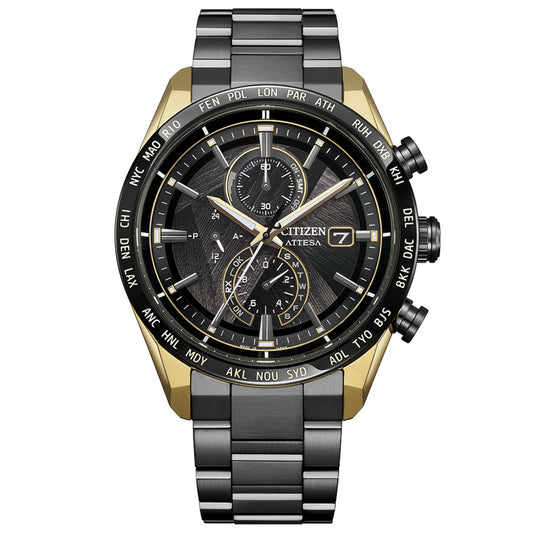 シチズン ATTESA AT8384-58E アテッサ LIGHT in BLACK Eco-Drive 50th記念限定モデル