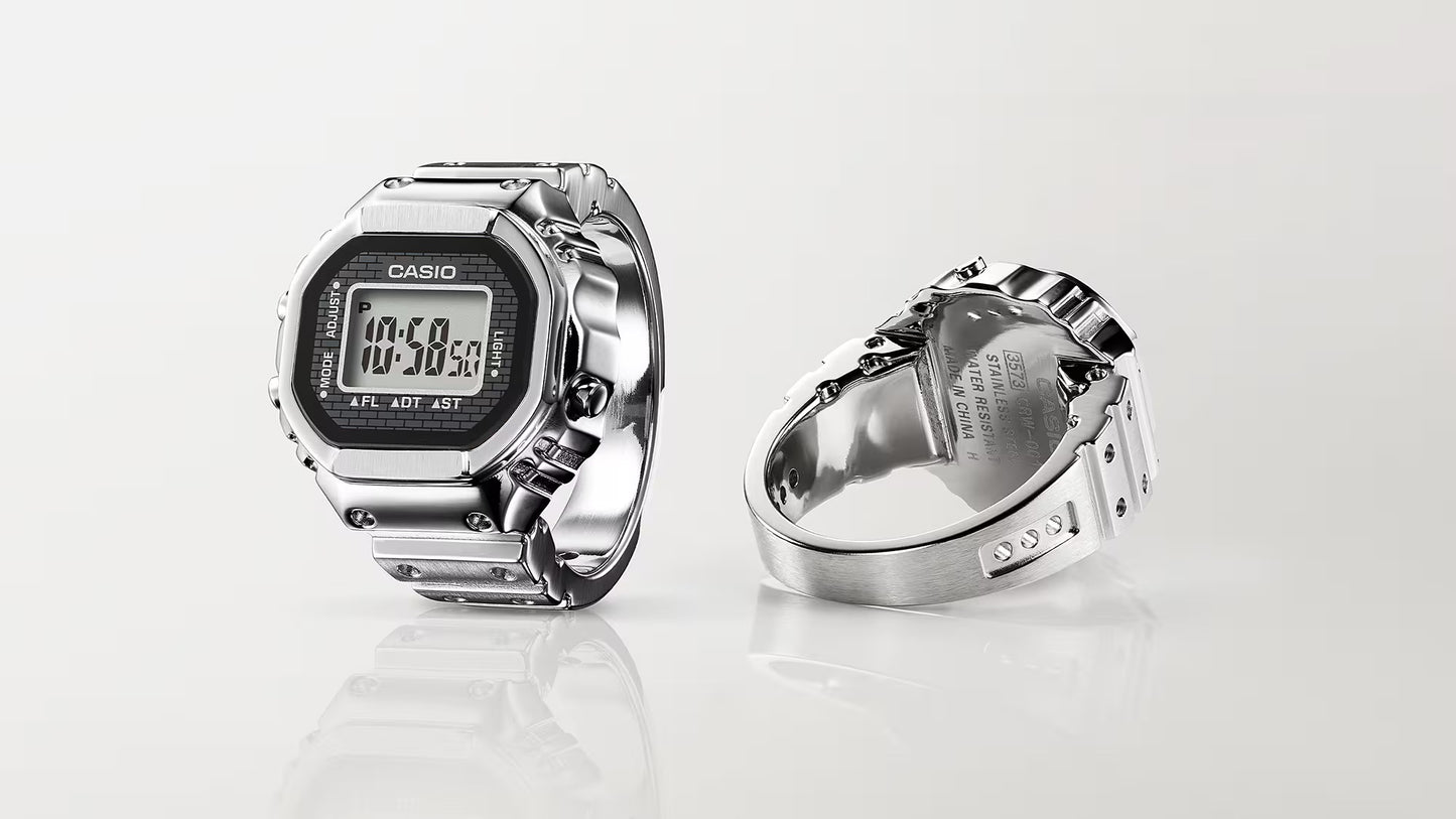 CASIO リングウオッチ CRW-001-1JR　指輪サイズ　※お1人様1回、1点限りのご注文とさせていただきます