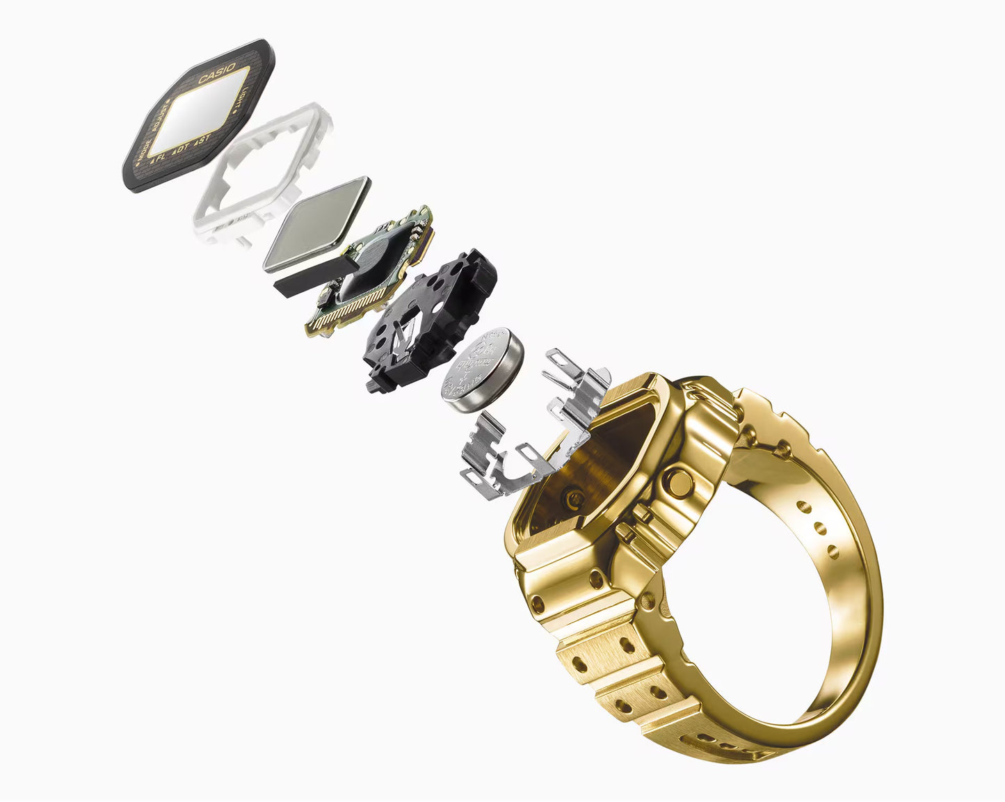 CASIO リングウオッチ CRW-001G-9JR 指輪サイズ　※お1人様1回、1点限りのご注文とさせていただきます。
