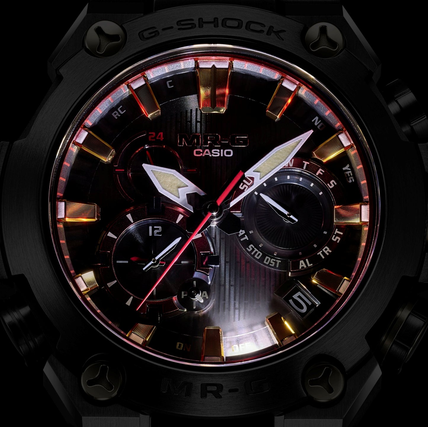 カシオ　G-SHOCK　MR-G　MRG-B2000B-1A4JR　赤備え