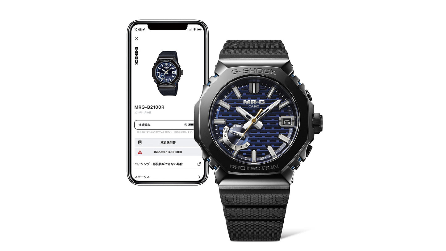カシオ G-SHOCK MR-G MRG-B2100R-2AJR　青墨