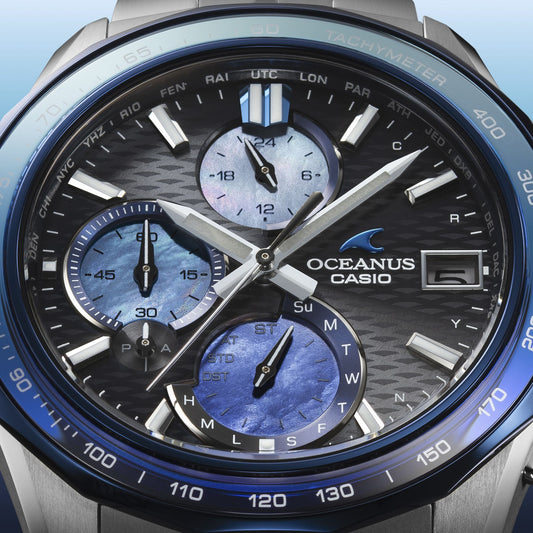 カシオ OCEANUS Manta OCW-S7000AP-1AJF　阿波藍 限定モデル オシアナス