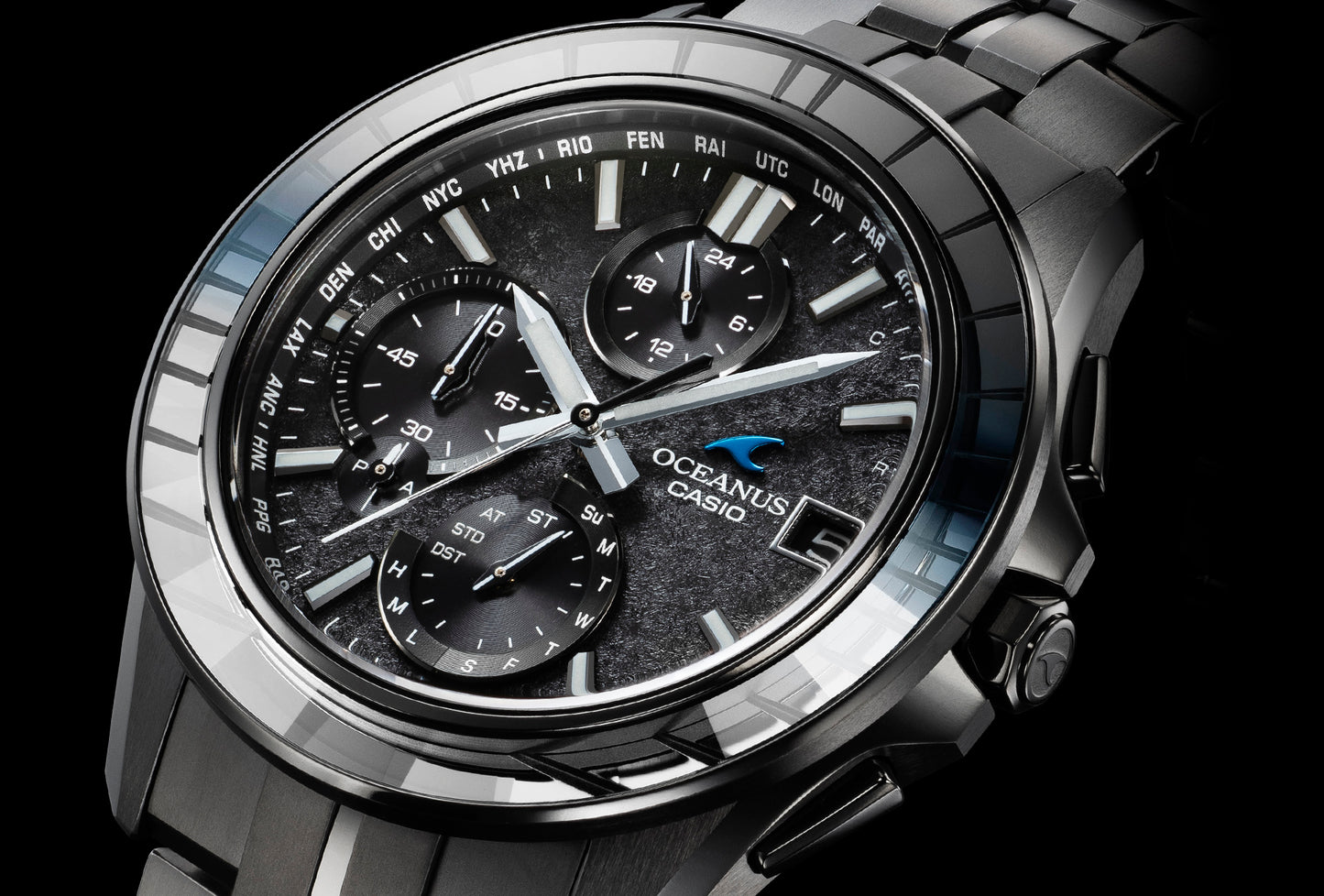 カシオ OCEANUS Manta　OCW-S7000CN-1AJF　江戸切子　CALM NIGHT　限定モデル