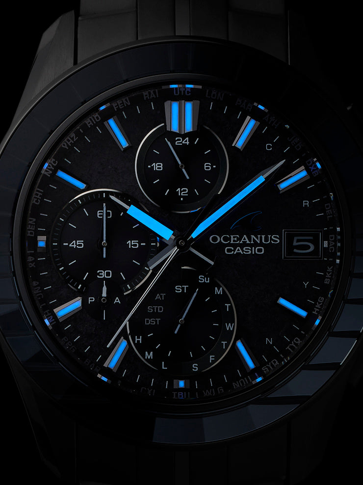カシオ OCEANUS Manta　OCW-S7000CN-1AJF　江戸切子　CALM NIGHT　限定モデル